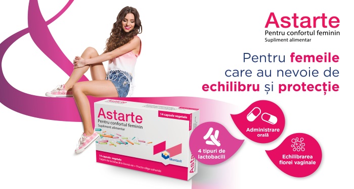 Un produs nou, inovativ – Astarte – pentru confortul feminin