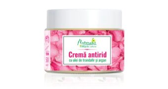 Cremă antirid cu ulei de trandafiri și ulei de argan, Naturalis