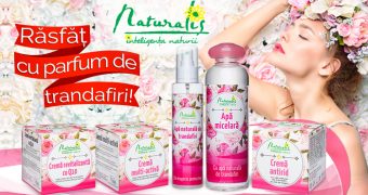 Mereu delicata si frumoasa ca un trandafir cu gama de produse cosmetice Naturalis!