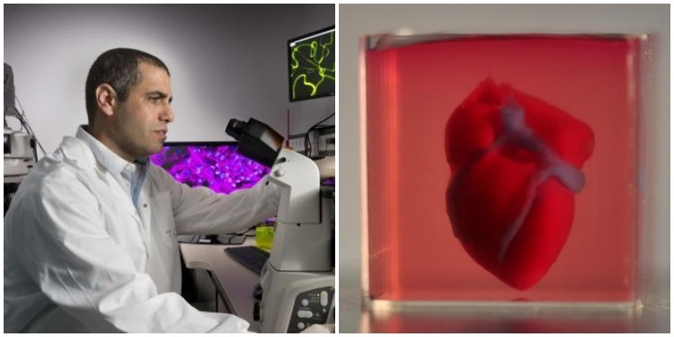 Cercetatorii au creat prima inima 3D printata