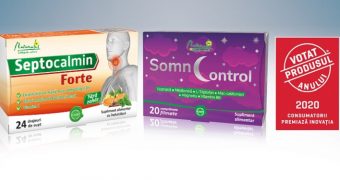 Septocalmin Forte și SomnControl, câștigătoare ale titlului Votat Produsul Anului®