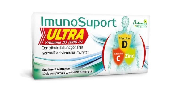 imunitate, ImunoSuport Ultra, Naturalis, vitamin D, vitamin C, zinc,
