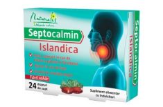 Naturalis Septocalmin Islandica – Protejează gâtul şi calmează tusea