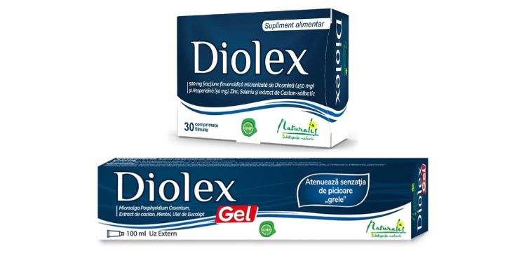 Diolex Gel, Diolex comprimate, hemoroizi, de sindromul picioarelor „grele”, fragilitate capilară, Diolex, 