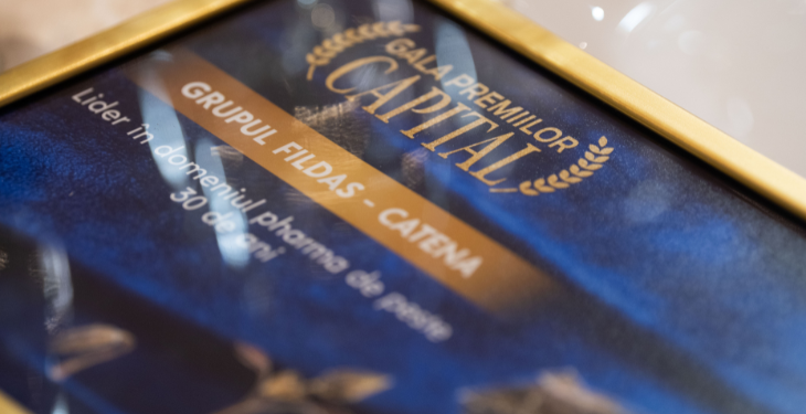 Grupul Fildas – Catena, premiul „Lider în domeniul pharma de peste 30 de ani”, la Gala Premiilor Capital