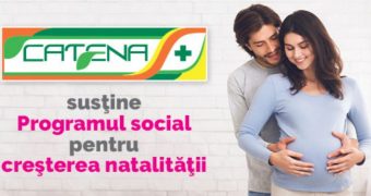 Catena susţine „Programul social de interes naţional de susţinere a cuplurilor şi a persoanelor singure, pentru creşterea natalităţii