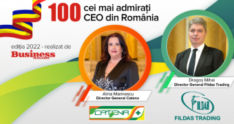 Directorul General Catena și Directorul General Fildas Trading, în Top 100 cei mai admirați CEO din România