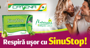 Presiune la nivelul sinusurilor? Respiră uşor cu SinuStop!