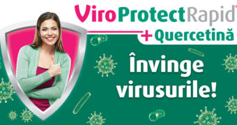 Fii învingător în lupta cu virusurile cu ViroProtect Rapid +  Quercetină!