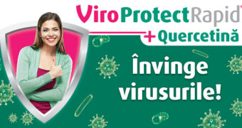 Fii învingător în lupta cu virusurile cu ViroProtect Rapid + Quercetină!