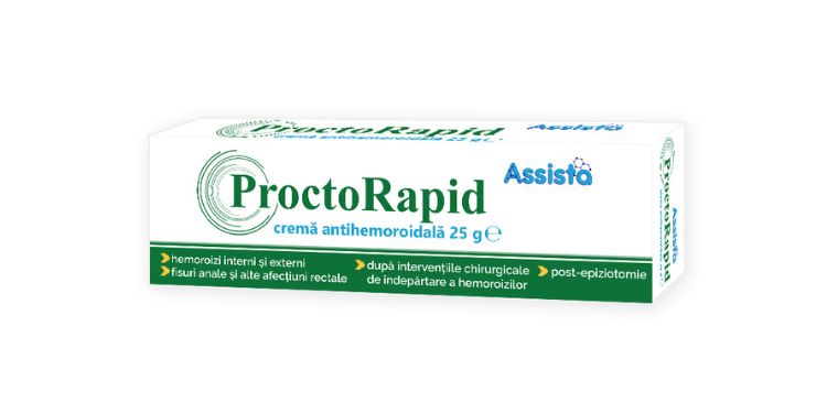 crema antihemoroidala ProctoRapid de la Assista