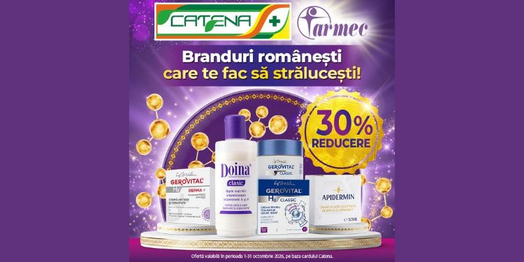 Catena lansează o nouă campanie dedicată susținerii și promovării produselor autohtone: „Branduri românești care te fac să strălucești”
